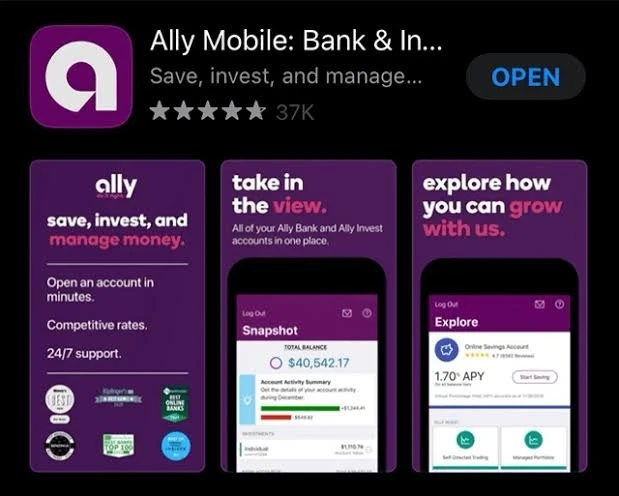 تطبيق Ally Invest