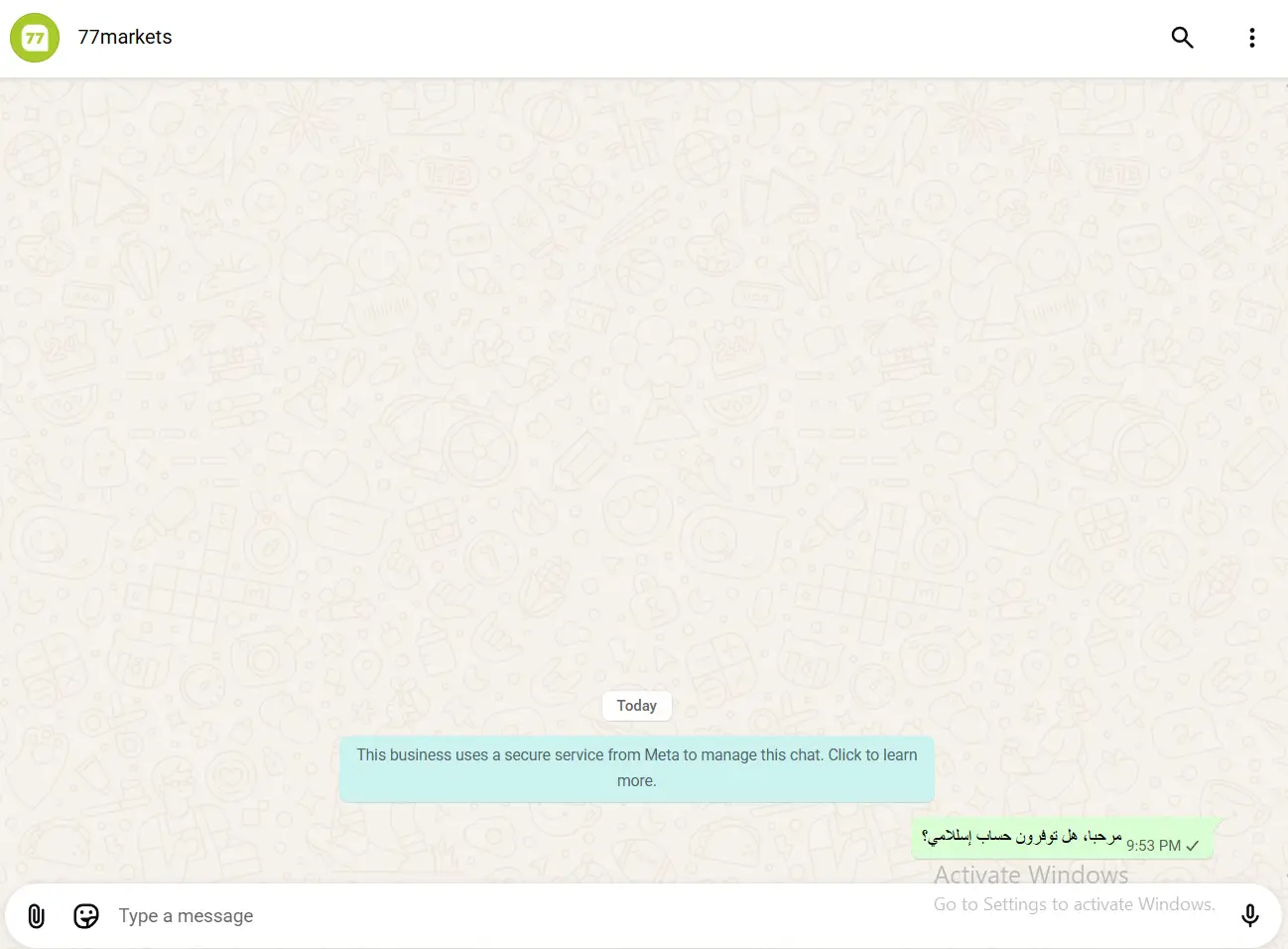 تواصل 77Markets
