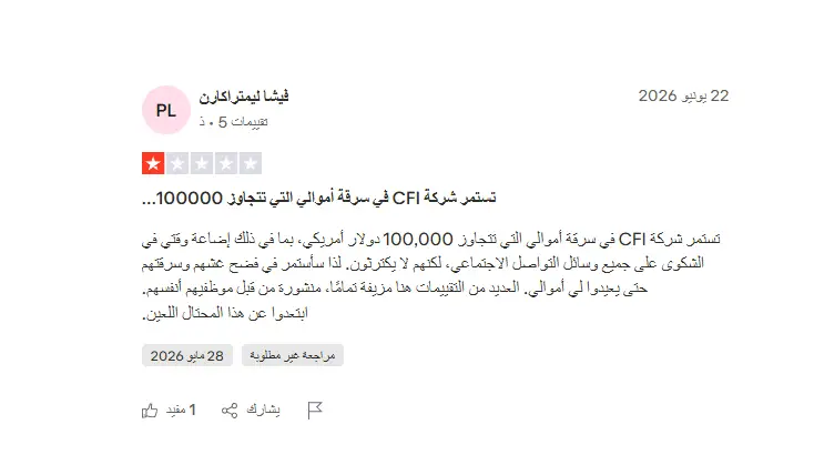 الآراء حول سي إف آي
