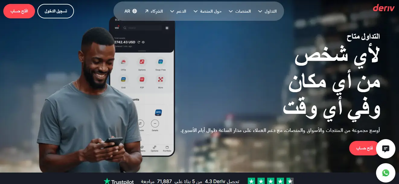 شركة دريف Deriv