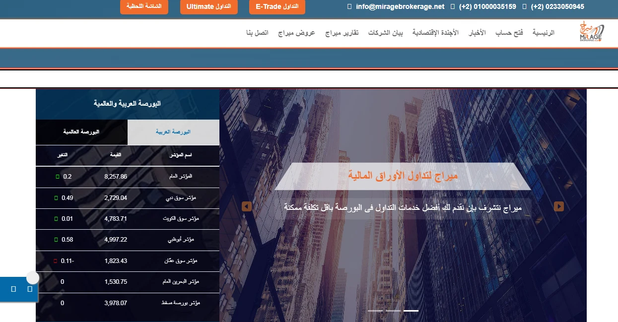 تقييم شركة ميراج Mirage