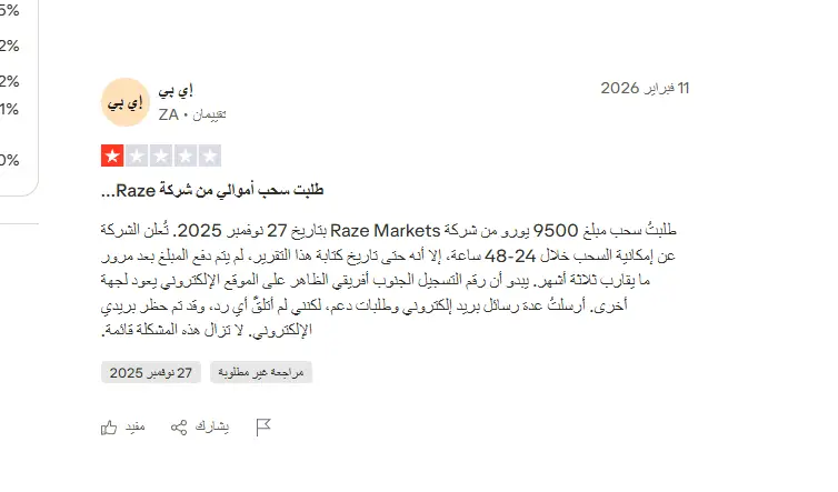 تقييمات ريزماركتس