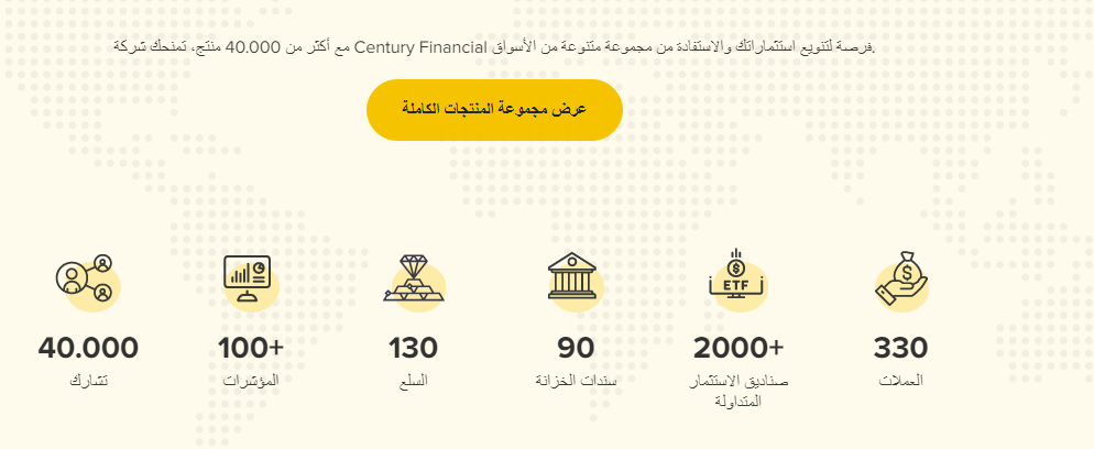منتجات شركة Century-Financial