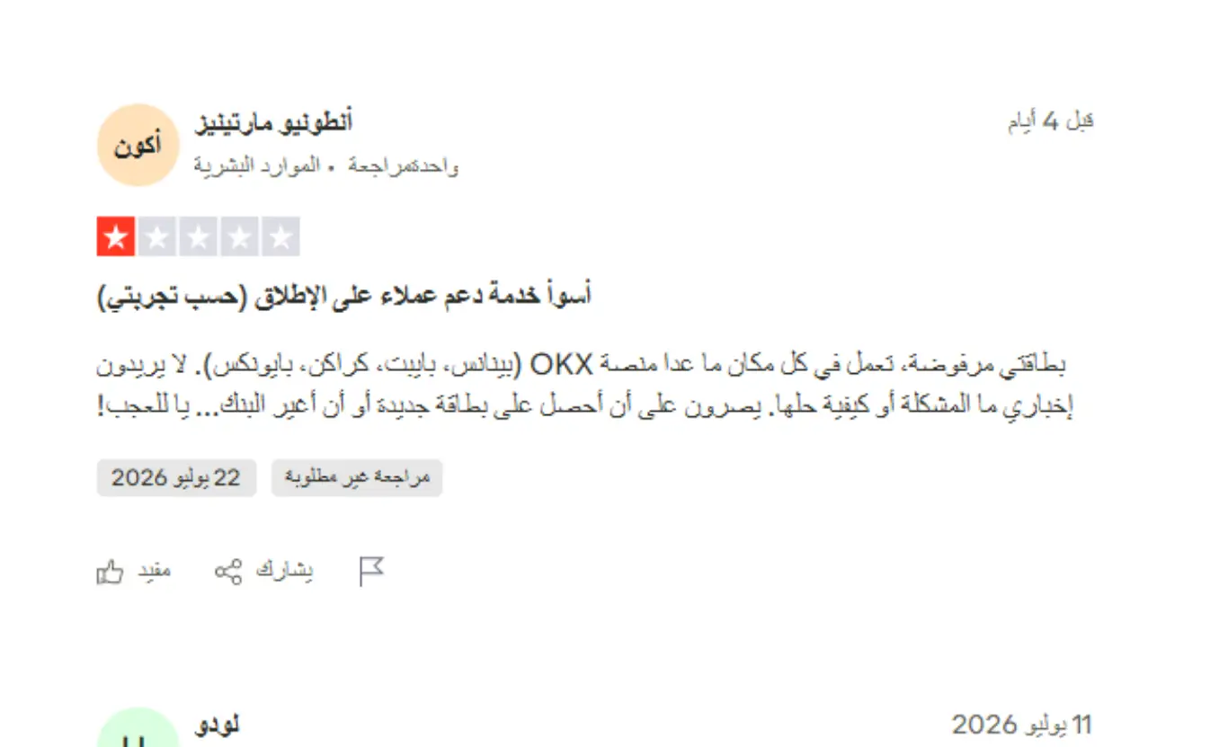 تجارب المتداولين الحقيقيين مع شركة OKX