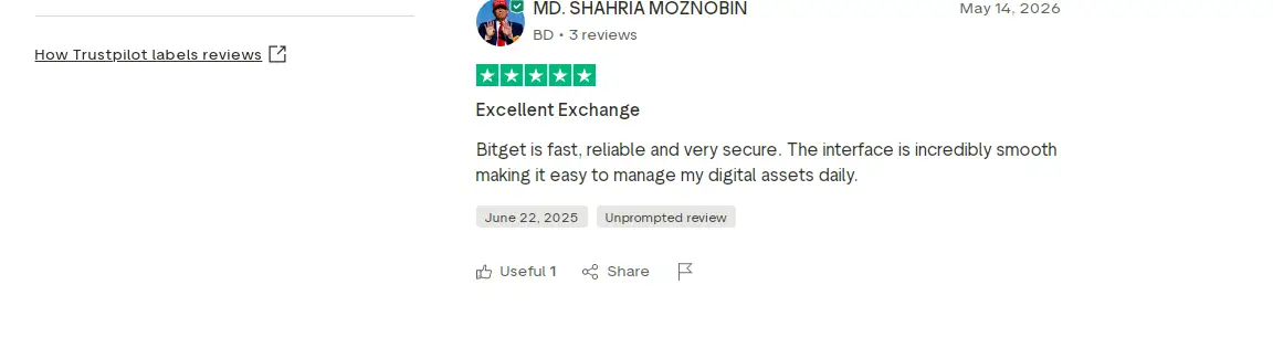 ماذا يقول العملاء عن Bitget؟